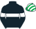 Black, white hoop, white armlet, emerald green and white striped cap}