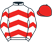 White & red chevrons, red cap}
