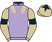 Mauve, beige epaulettes, beige sleeves, black armlet, beige cap, black star}