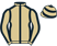 Beige, black seams, hooped cap}