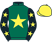 Dark green, yellow star, black sleeves, yellow stars, yellow cap}