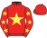 Red, yellow star, yellow stars on sleeves, red cap}