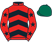 Red & black chevrons, black stars on sleeves, dark green cap}