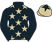 Black, beige stars, black sleeves, beige cap, black star}