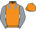 Orange, grey epaulets and sleeves}