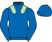 Royal blue, light green epaulets}