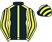 Black, yellow seams, yellow and black striped sleeves, black and yellow striped cap}