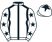White, black seams, white sleeves, black stars, white cap, black star}