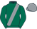 Dark green, grey sash, grey cap}