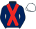 Dark blue, red cross sashes, white cap}