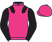 Pink, black epaulettes and sleeves, pink cap}