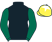 Black, dark green sleeves, yellow cap, white star}