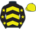 Black, yellow chevrons, black sleeves, yellow stars and cap}
