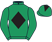 Lime green, black diamond, lime green sleeves and cap, black diamond}