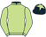 Light green, black cap, light green star}