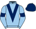 Light blue, dark blue chevron, armlets and cap}
