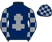 Dark blue, grey cross of lorraine, checked sleeves and cap}