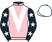 Pink, white chevron, black sleeves, white stars, white cap}