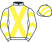 White, yellow cross belts, chevrons on sleeves, striped cap}