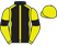 Black, yellow seams, yellow sleeves, black armbands, yellow cap}