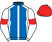 Royal blue, white seams, white sleeves, red armlets, red cap}