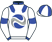 White, sapphire epaulettes, collar, armbands and cuffs, quartered cap}
