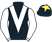 Black, white chevron and sleeves, black cap, yellow star