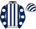 White and dark blue stripes, dark blue sleeves, white spots}