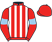 The Red and White Stripes silks